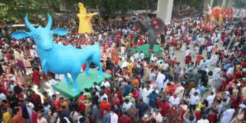 মঙ্গল শোভাযাত্রা ছড়িয়ে দেওয়া সবার দায়িত্ব।।ঢাবি উপাচার্য