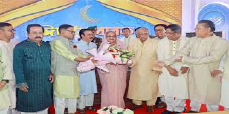 গণভবনে ঈদের শুভেচ্ছা বিনিময় করলেন প্রধানমন্ত্রী।।