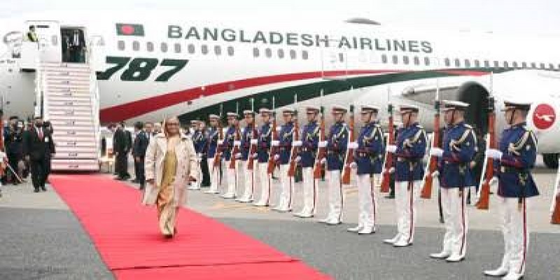 জাপানে শেখ হাসিনাকে উষ্ণ অভ্যর্থনা।।