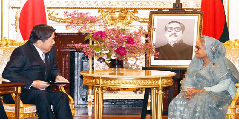 উন্নয়নে জাপানের টেকসই সহযোগিতার প্রশংসা শেখ হাসিনার।।