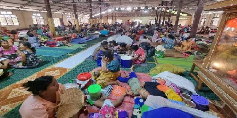 নিরাপদ আশ্রয়ে রাখাইনের লক্ষাধিক মানুষ ।।