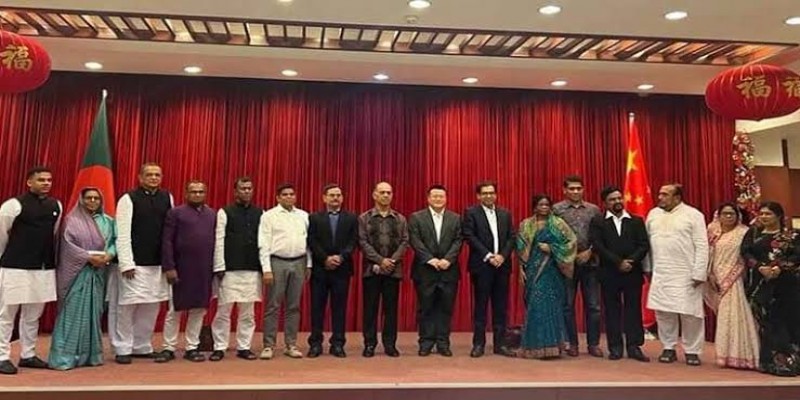 চীন সফরে আওয়ামী লীগের ১৭ সদস্যের প্রতিনিধি দল ।।
