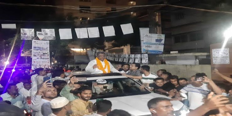 ১০ বছর পর আওয়ামী লীগের নগরপিতা ।। সিলেটে নৌকার বিজয় মিছিল