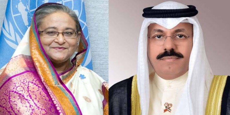 শেখ হাসিনার সঙ্গে কুয়েতের প্রধানমন্ত্রীর ফোনালাপ ।।