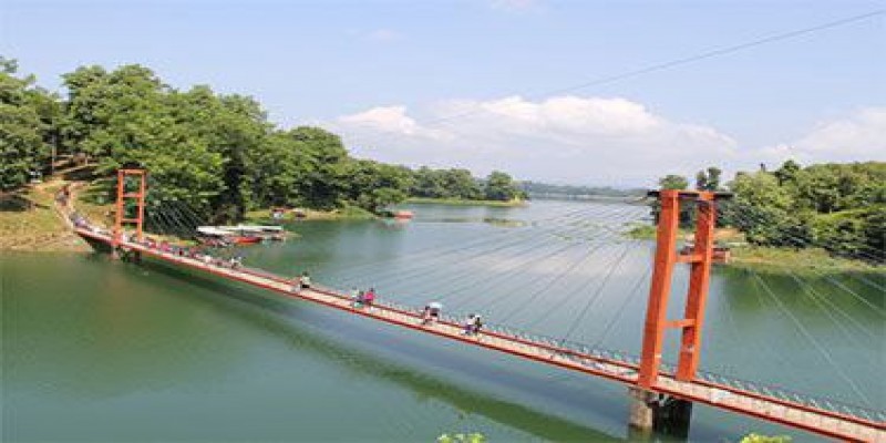 দেড় মাস পর সচল রাঙামাটির মনোরম ঝুলন্ত সেতু