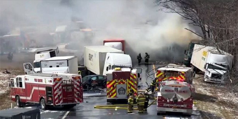 যুক্তরাষ্ট্রে কুয়াশায় ১৫৮টি গাড়ি সড়ক দুর্ঘটনার শিকার