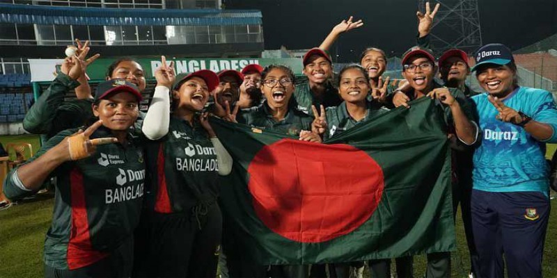পাকিস্তানের বিপক্ষে সিরিজ জিতল বাংলাদেশ নারী ক্রিকেট দল