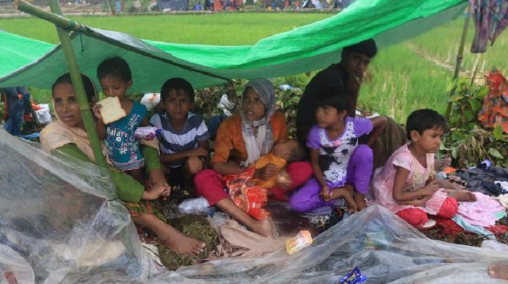 বৃষ্টির কারণে ভোগান্তিতে রোহিঙ্গারা,৫ শিশুর মৃত্যু।।   