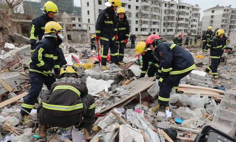 চীনে এক কারখানা ভবনে প্রচণ্ড বিস্ফোরণে নিহত ২, আহত অসংখ্য।।