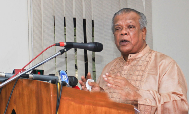 বাংলাদেশ এখন বিশ্বের বুকে মর্যাদাশীল রাষ্ট্র।।শিল্পমন্ত্রী আমির হোসেন আমু   