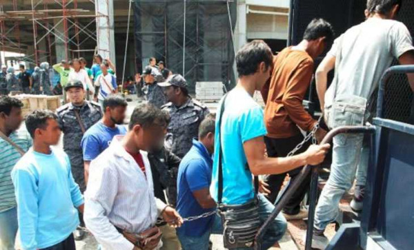 মালয়েশিয়ায় আবারো অবৈধ অভিবাসী বিরোধী অভিযান ।। বাংলাদেশীসহ ৪ শতাধিক বিদেশী আটক   