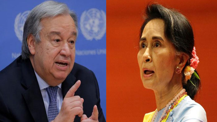 গণতন্ত্রীপন্থী নেত্রী সুচিকে শেষ সুযোগ দেয়া হয়েছে।।জাতিসংঘ মহাসচিব