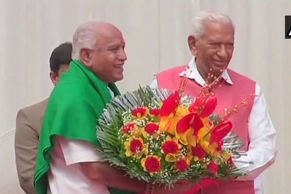 কর্নাটকে সরকার গড়ল বিজেপি ।। নতুন মুখ্যমন্ত্রী বি.এস.ইয়েদুরাপ্পা