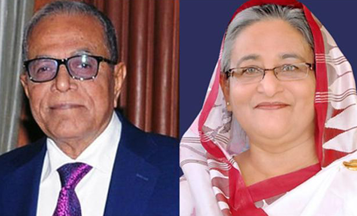 স্বাধীনতা দিবসে বঙ্গভবনে রাষ্ট্রপতি ও প্রধানমন্ত্রীর শুভেচ্ছা বিনিময়।।