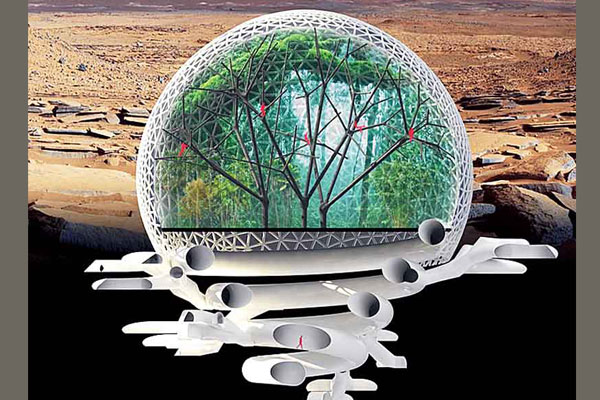 মঙ্গলগ্রহে 'মুক্তোর শহর' নকশা প্রকাশ করল এমআইটি।।   