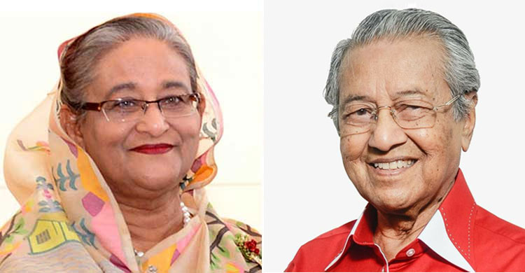 মালয়েশিয়ার নতুন প্রধানমন্ত্রী মাহাথিরকে প্রধানমন্ত্রী শেখ হাসিনার অভিনন্দন।।