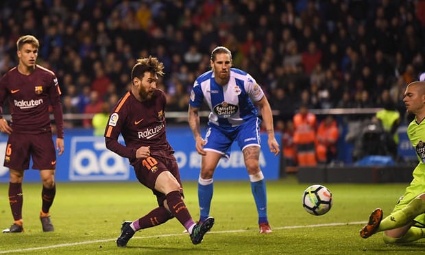 ফুটবল।।মেসির দুর্দান্ত হ্যাটট্রিকে লা লিগা চ্যাম্পিয়ন বার্সেলোনা