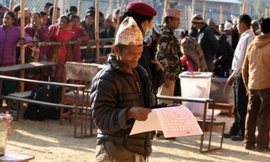 নেপালে ঐতিহাসিক নির্বাচনে ভোট গ্রহণ ।।   