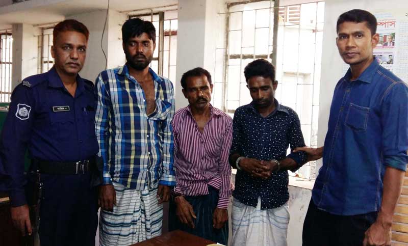 কেরানীগঞ্জে মডেল থানা এলাকায় ডাকাতি প্রস্তুতিকালে তিন ডাকাত গ্রেপ্তার।।
