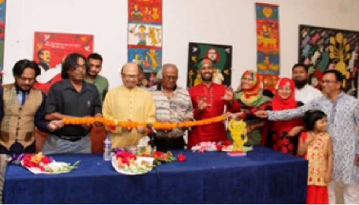 চিত্রপটে বঙ্গবন্ধু ও বাংলাদেশ প্রদর্শনী শুরু।
