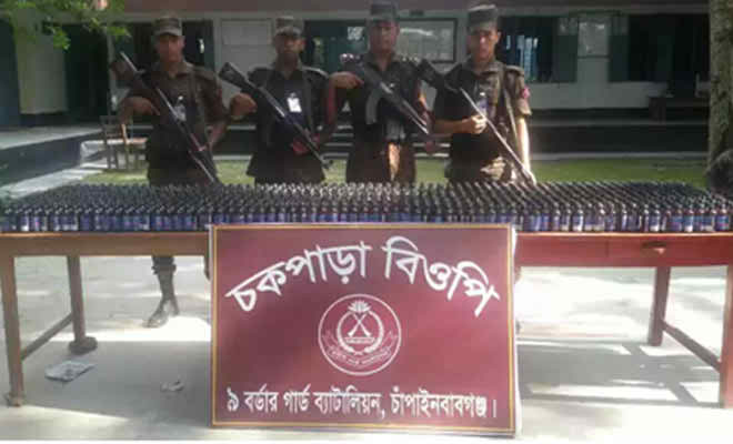 শিবগঞ্জে ফেনসিডিল উদ্ধার