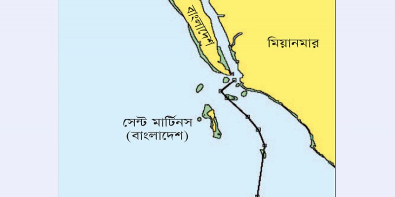 সেন্টমার্টিন দ্বীপকে আবারও নিজেদের দাবি করছে মিয়ানমার॥