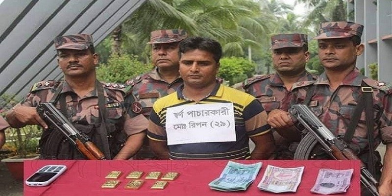 কুষ্টিয়ার মিরপুরে ৭ স্বর্ণের বারসহ যুবক আটক ।।