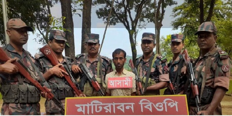 মধ্যনগরে ইয়াবা কারবারি আটক