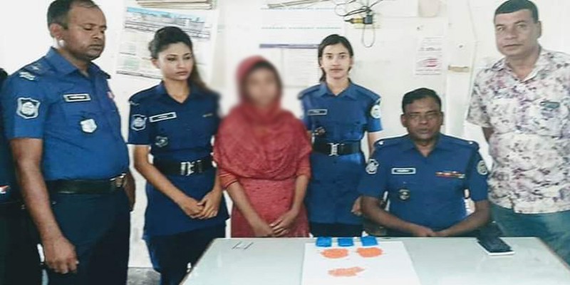 চরফ্যাশনে ইয়াবাসহ সপ্তম শ্রেণীর ছাত্রী আটক ।।
