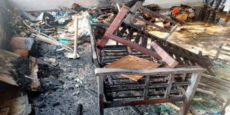 কোটালীপাড়ায় এলজিইডি কার্যালয়ে আগুন ।। ব্যাপক ক্ষতি