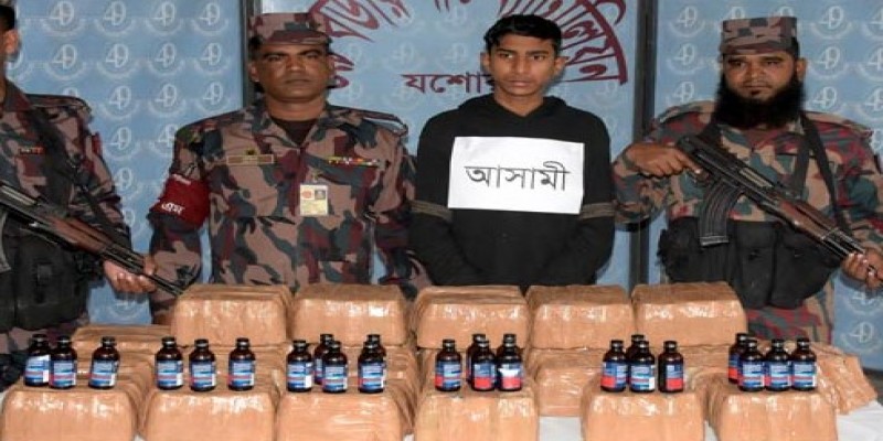 যশোরে বিজিবির কুকুরের সাফল্য॥ ধরিয়ে দিলো ৬শ’ বোতল ফেনসিডিল