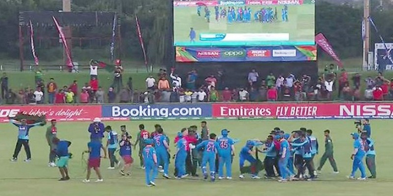 যুব বিশ্বকাপ ফাইনাল শেষে মাঠে বিশৃঙ্খলা॥ দুই দেশের ৫ ক্রিকেটার নিষিদ্ধ