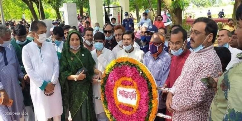সুনামগঞ্জের সীমান্তে মহান মুক্তিযুদ্ধে শহীদ বীর মুক্তিযোদ্ধাদের সমাধিস্থলের উন্নয়ন কাজের উদ্বোধন