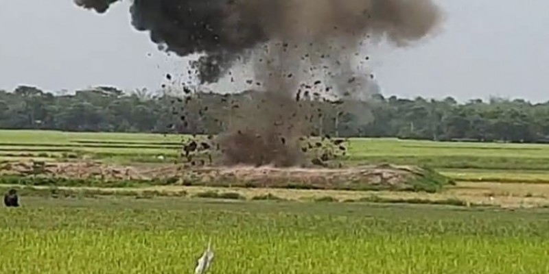 আখাউড়ায় মর্টার শেল বিস্ফোরণ॥