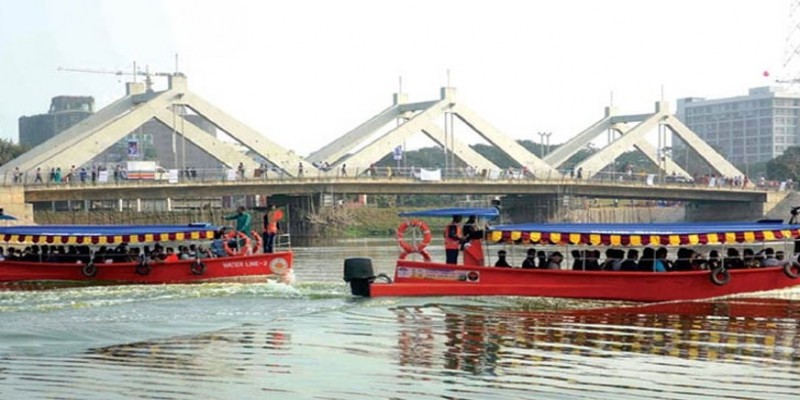 হাতিরঝিলের বাণিজ্যিক স্থাপনা উচ্ছেদ-ওয়াটার ট্যাক্সি বন্ধের নির্দেশ।।