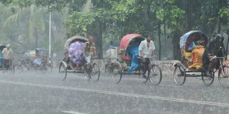 ইলশেগুঁড়ি বৃষ্টি।।রাজশাহীতে স্বস্তির পরশ