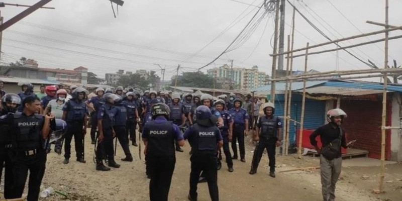 সিদ্ধিরগঞ্জে সংঘর্ষ।।গুলি-টিয়াশেল, আহত ২০