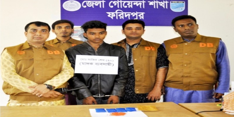 ফরিদপুরে ৭০০ পিস ইয়াবাসহ মাদকবিক্রেতা গ্রেফতার।।