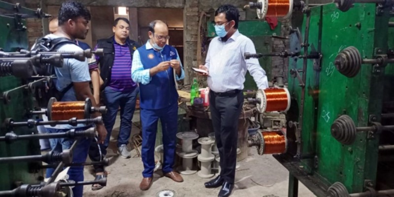 নকল বৈদ্যুতিক তার, অনুমোদনহীন খাদ্যদ্রব্য উৎপাদন।। ২৯ লাখ জরিমানা