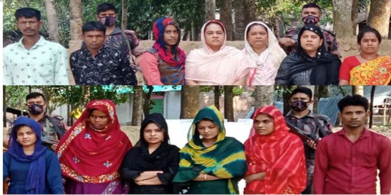 বাংলাদেশে অবৈধভাবে প্রবেশের সময় আটক ৩।।