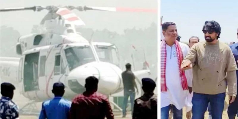 নির্বাচনী প্রচারে গিয়ে হেলিকপ্টারে আগুন॥ অল্পের জন্য প্রাণে বাঁচলেন সুপারষ্টার দেব