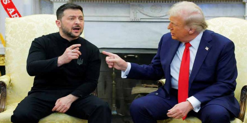 জেলেনস্কির সঙ্গে বিতণ্ডা॥ পরিবারসহ বিক্ষোভের মুখে মার্কিন ভাইস প্রেসিডেন্ট