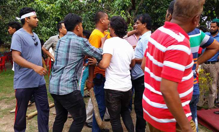 রাজশাহীতে বিএনপির দুই গ্রুপের সংঘর্ষ ।।