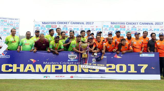 মাস্টার্স ক্রিকেট ট্রফিতে একমি রাজশাহী ও এক্সপো অলস্টারসকে যুগ্ম চ্যাম্পিয়ন ঘোষনা