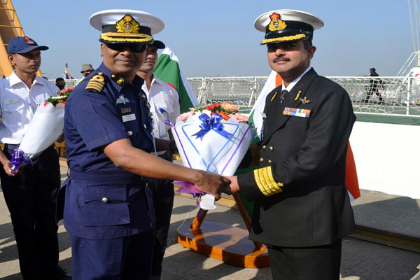 শুভেচ্ছা সফরে ভারতীয় কোস্টগার্ডের দুই জাহাজ চট্টগ্রামে।।