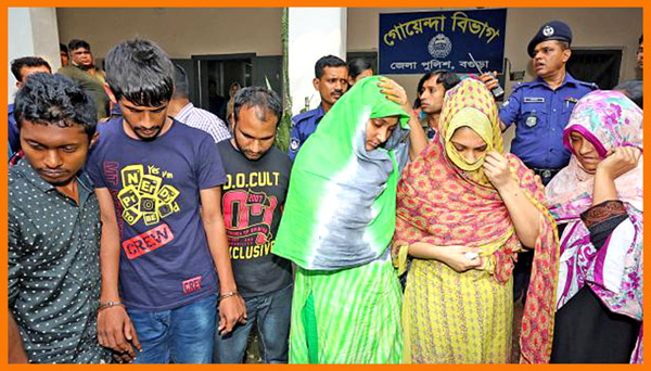 বগুড়ার আলোচিত ধর্ষক তুফান ও তার স্ত্রী-শাশুড়ির রিমান্ড মঞ্জুর।।