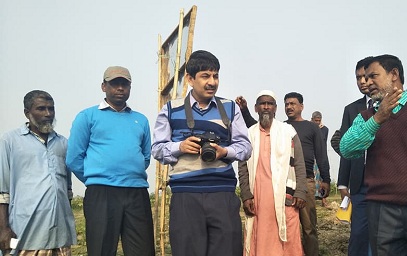 জামালগঞ্জের হাওার পরিদর্শন করেছেন সুনামগঞ্জ জেলা প্রশাসক সাবিরুল ইসলাম