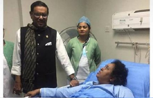 মেয়র আইভিকে দেখতে হাসপাতালে আওয়ামী লীগের সাধারণ সম্পাদক ওবায়দুল কাদের।।